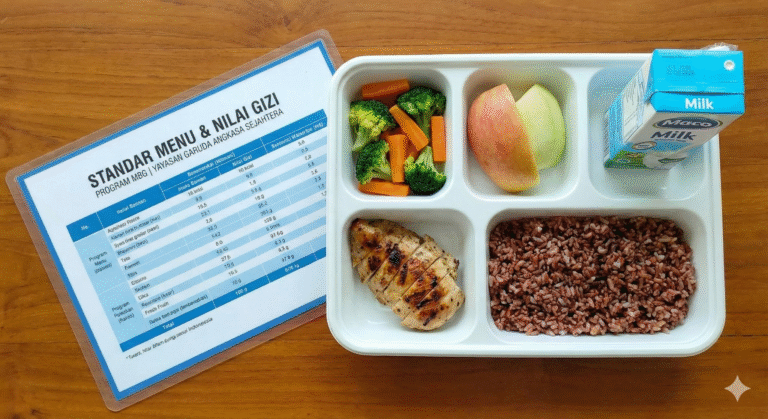 Standar Menu & Nilai Gizi Program MBG | Yayasan Garuda Angkasa Sejahtera